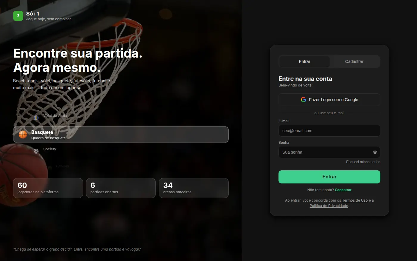 Só+1 — Plataforma